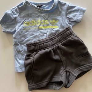 Adidas shorts/top set